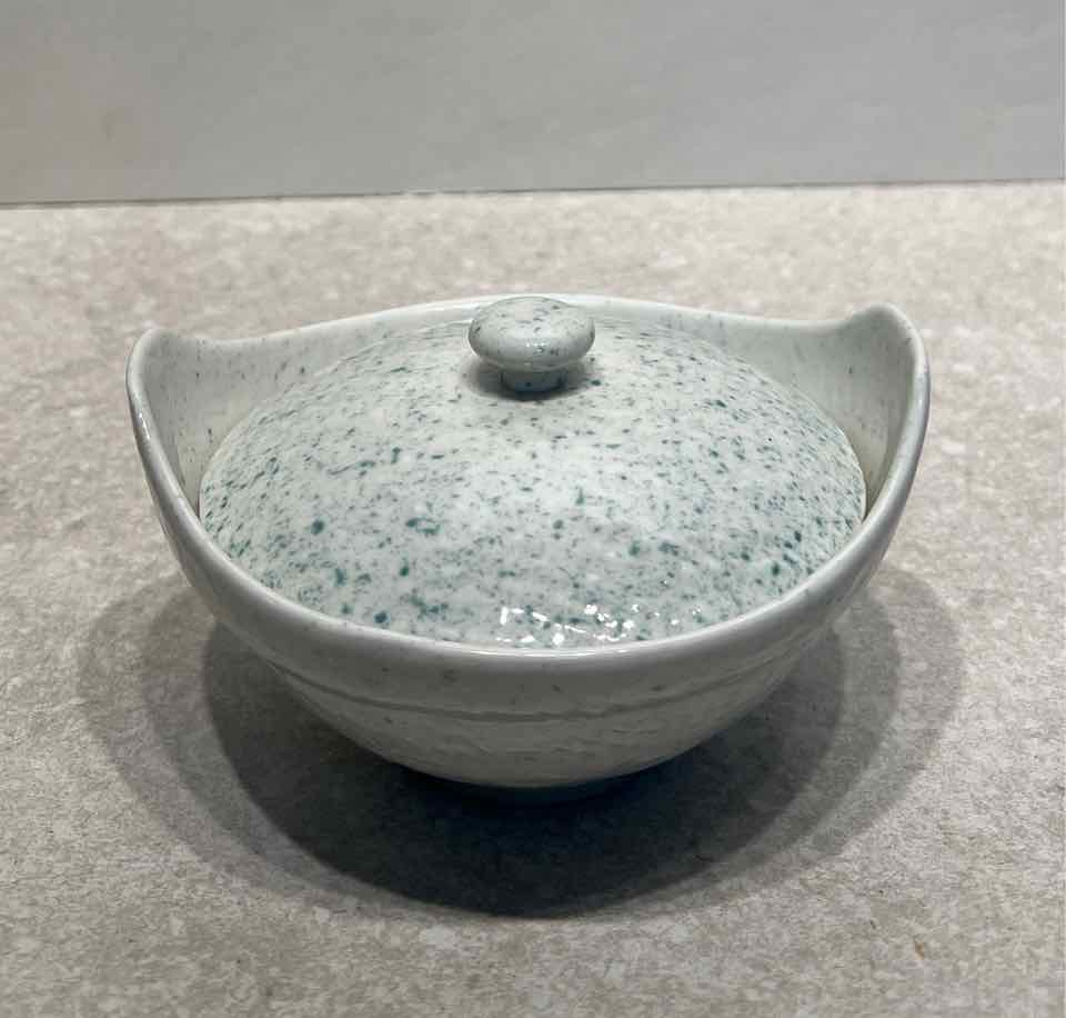 Covered Pottery Bowl