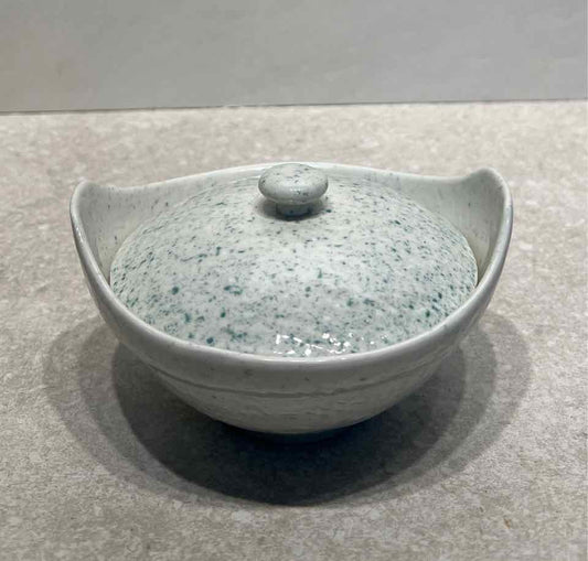 Covered Pottery Bowl