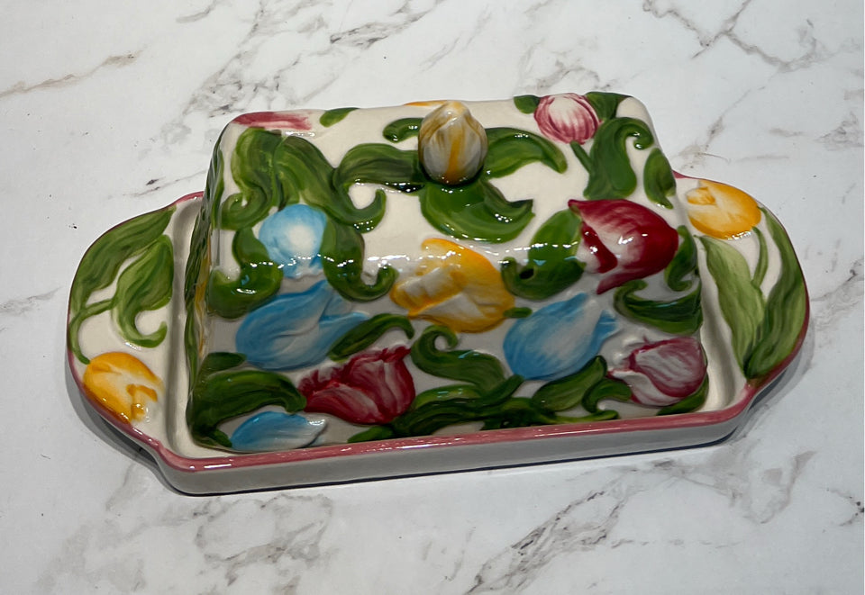 Temptations Covered Butter Dish