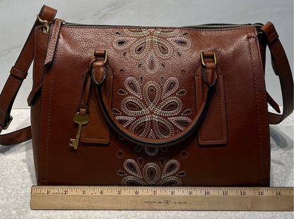Fossil Parker Embroidery Handbag