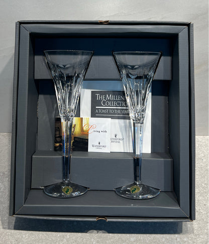 Set of 2 Waterford Glasses