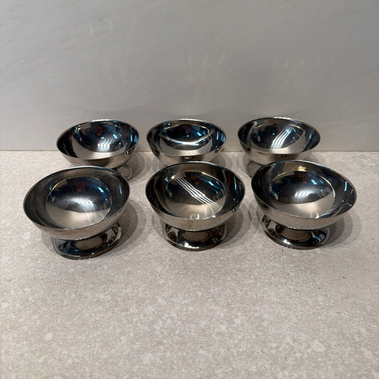 Set of 6 Stainless Cups