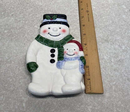 Snowman Plate
