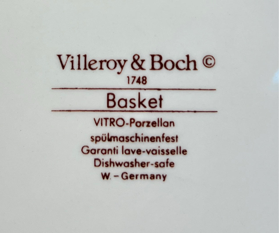 Villeroy & Boch Basket Salad Plate 8.5"