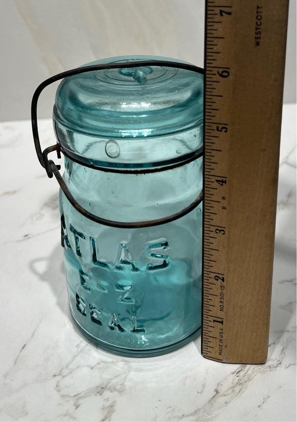 Blue Canning Jar