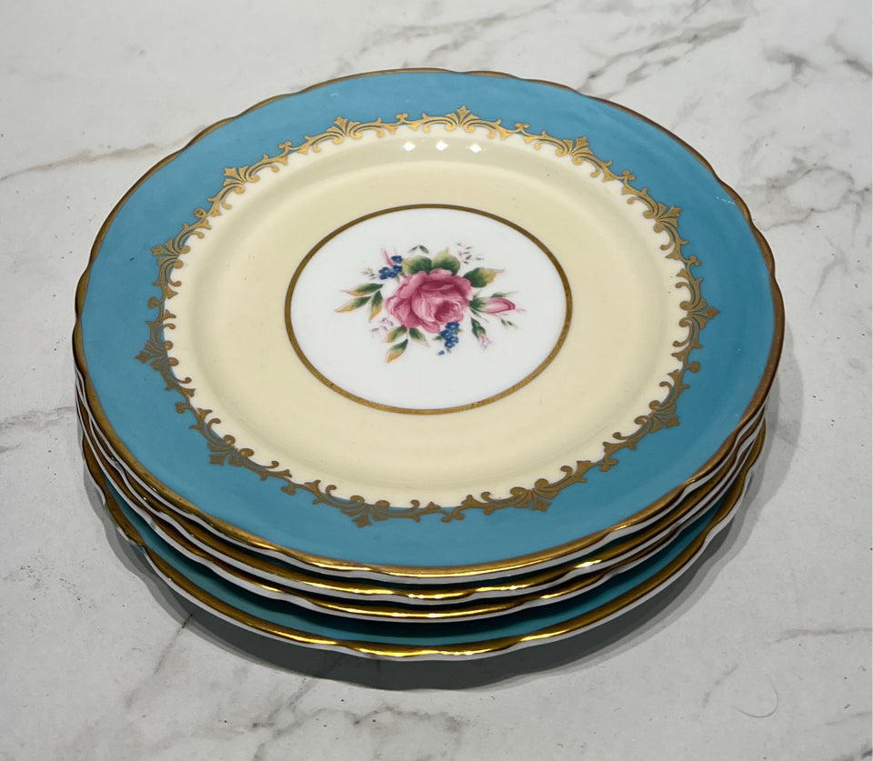 Set of 4 Aynsley Plates