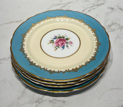 Set of 4 Aynsley Plates