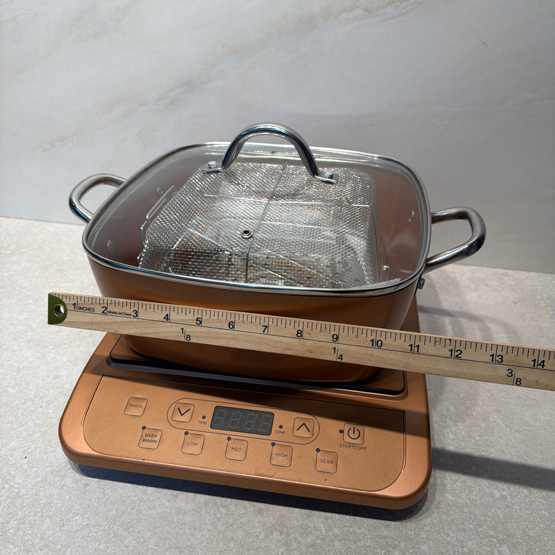 Copper cHef Cookig Top with Pan