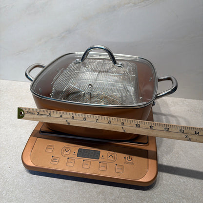 Copper cHef Cookig Top with Pan