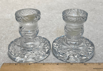 Set of 2 Waterford Candle Holders