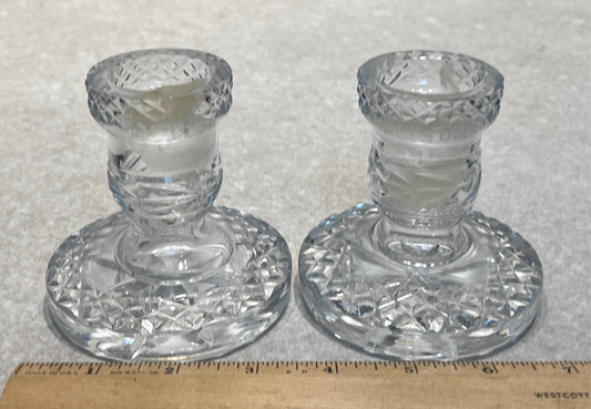 Set of 2 Waterford Candle Holders
