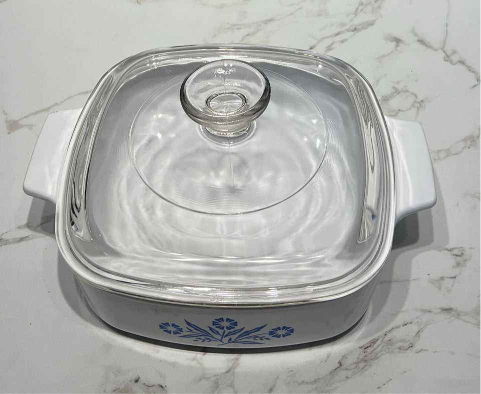 Covered Corning Ware Casserole
