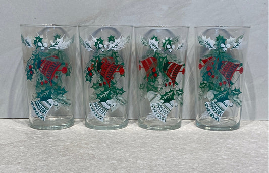 Set of 4 Vintage Glasses
