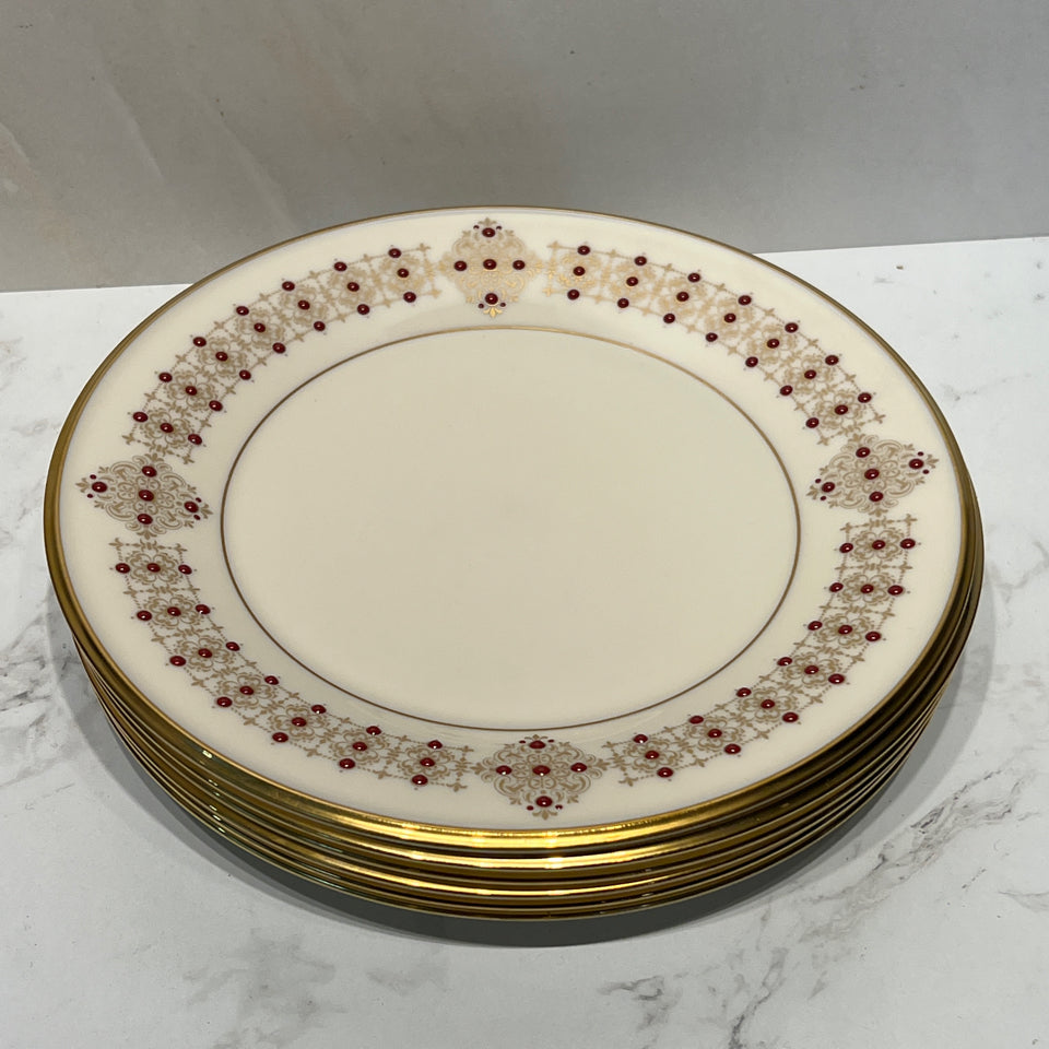 Set of 6 Lenox Dimensions Eternal Plates 9 3/4"