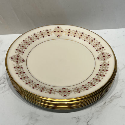 Set of 6 Lenox Dimensions Eternal Plates 9 3/4"