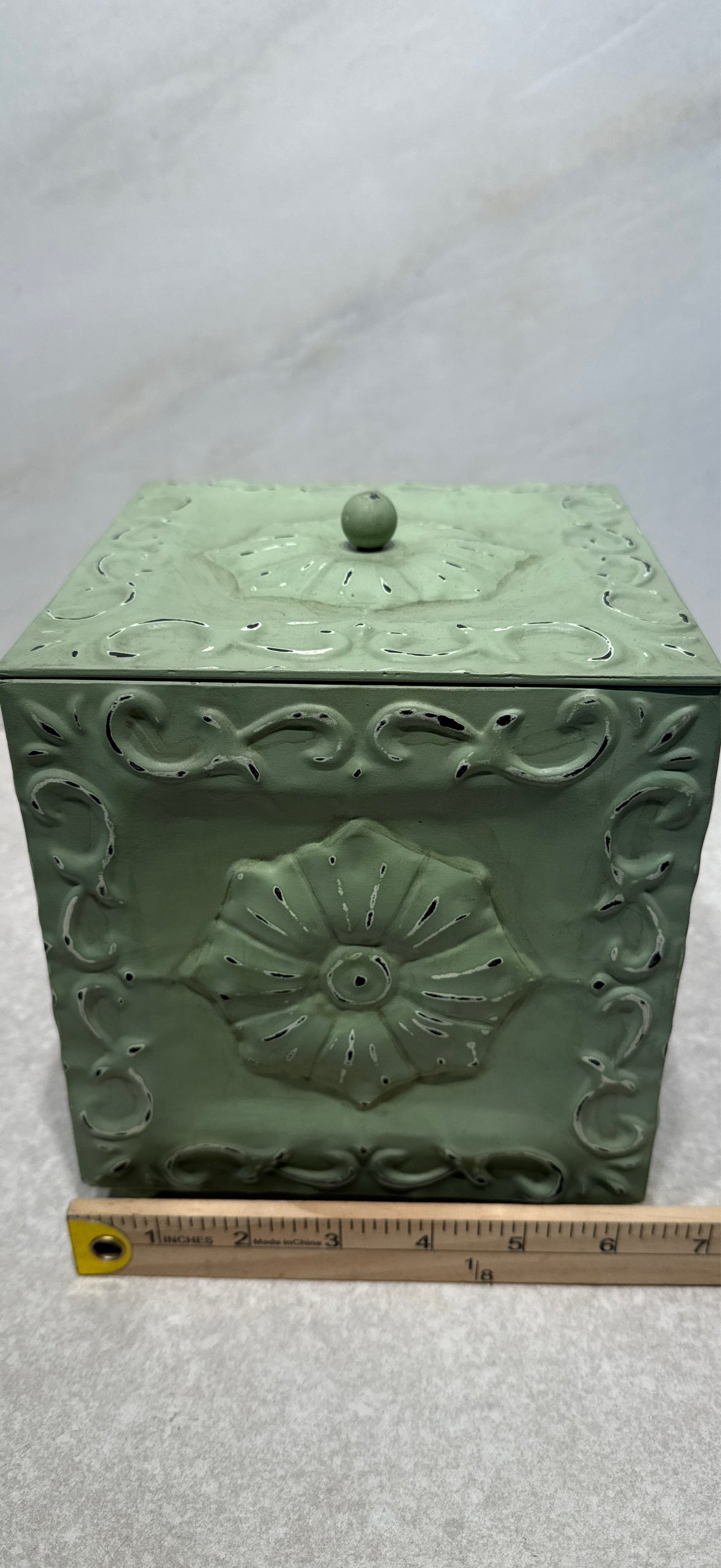 Covered Green Box