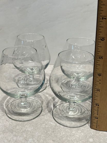 Set of 4 Princess House Glasses
