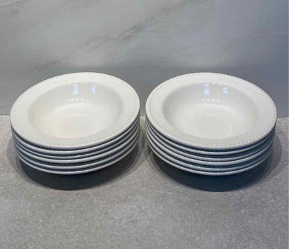 Set of 12 Pottery Barn Bowls