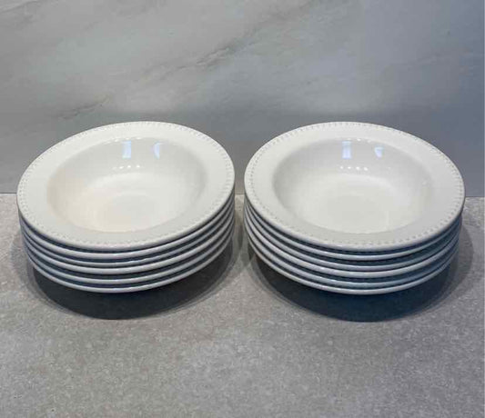 Set of 12 Pottery Barn Bowls