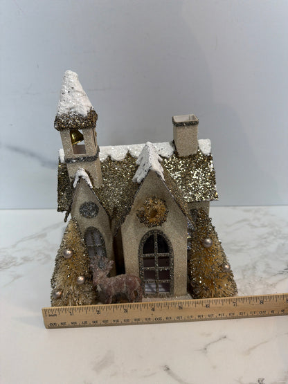 Pottery Barn Lighted House