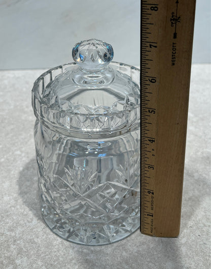 Glass Covered Jar
