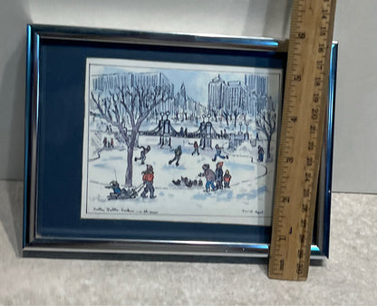 Boston Public Gardens Print