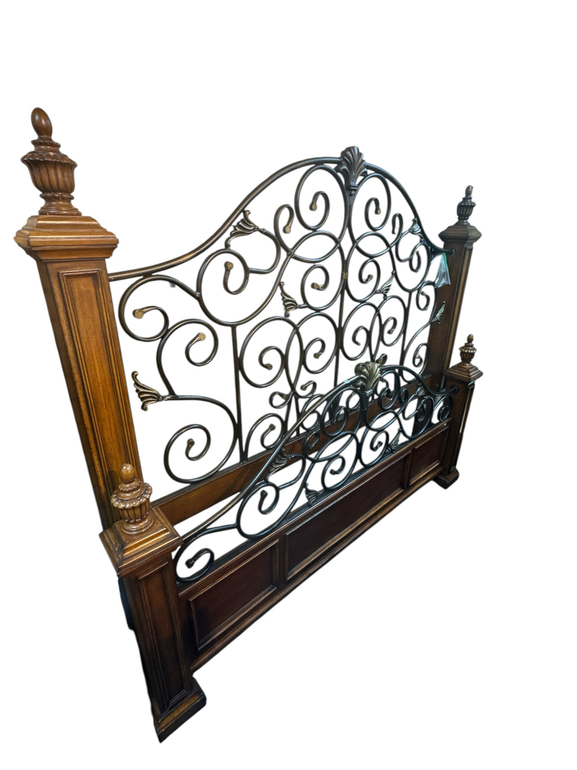 King Headboard And Footbaord With Side Rails