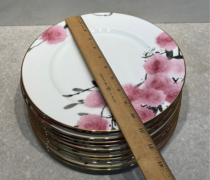 Set of 12 Noritake Dinner Plates