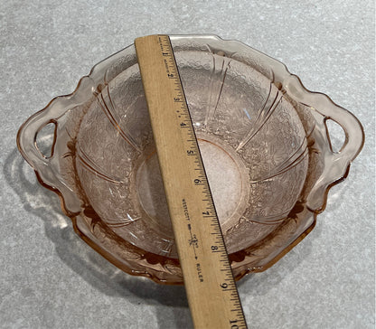 Handled Pink Bowl