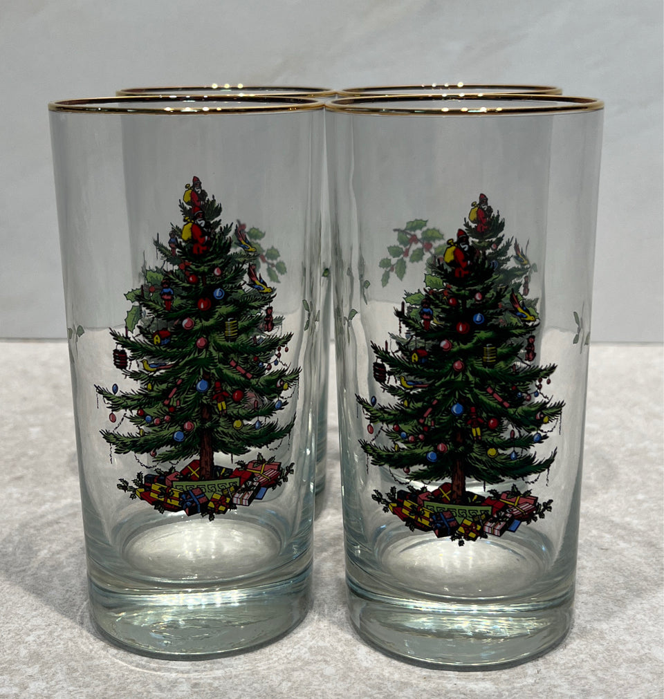 Set of 4 Spode GLasses