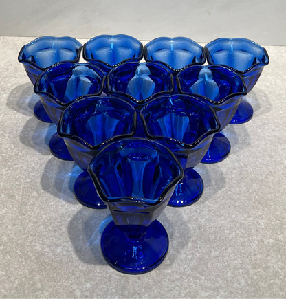 Set of 10 Ice Cream Glasses