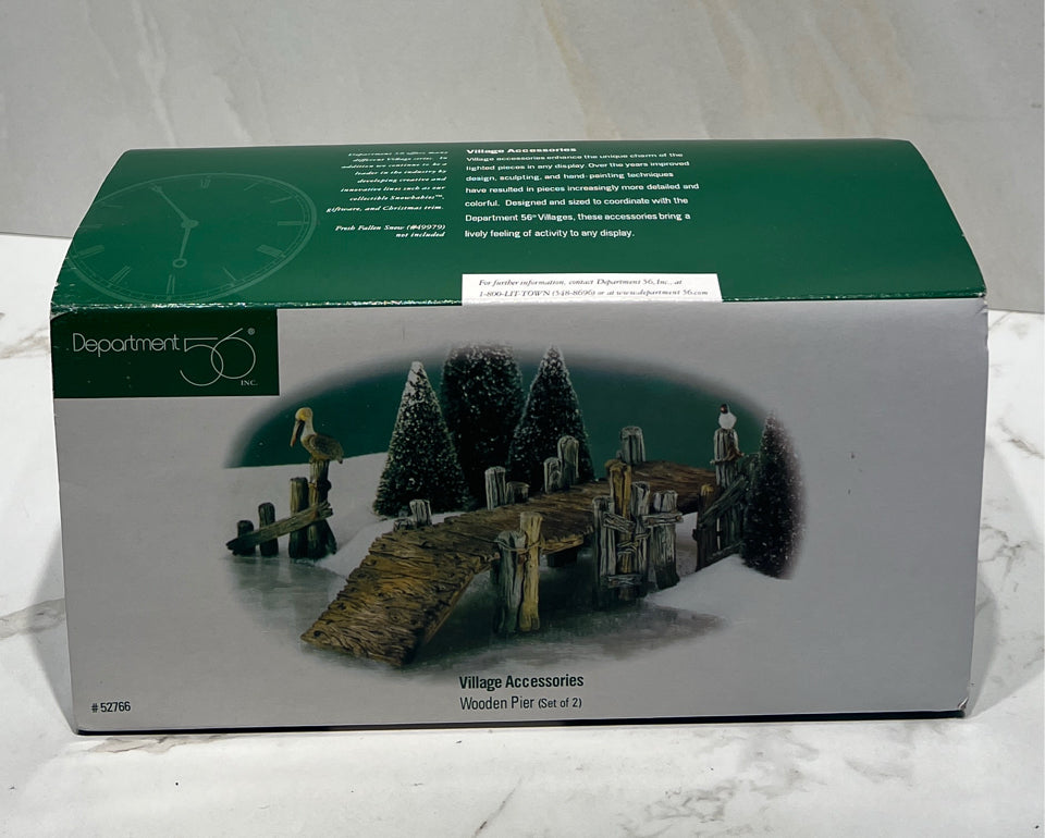 Dept. 56 Wooden Pier