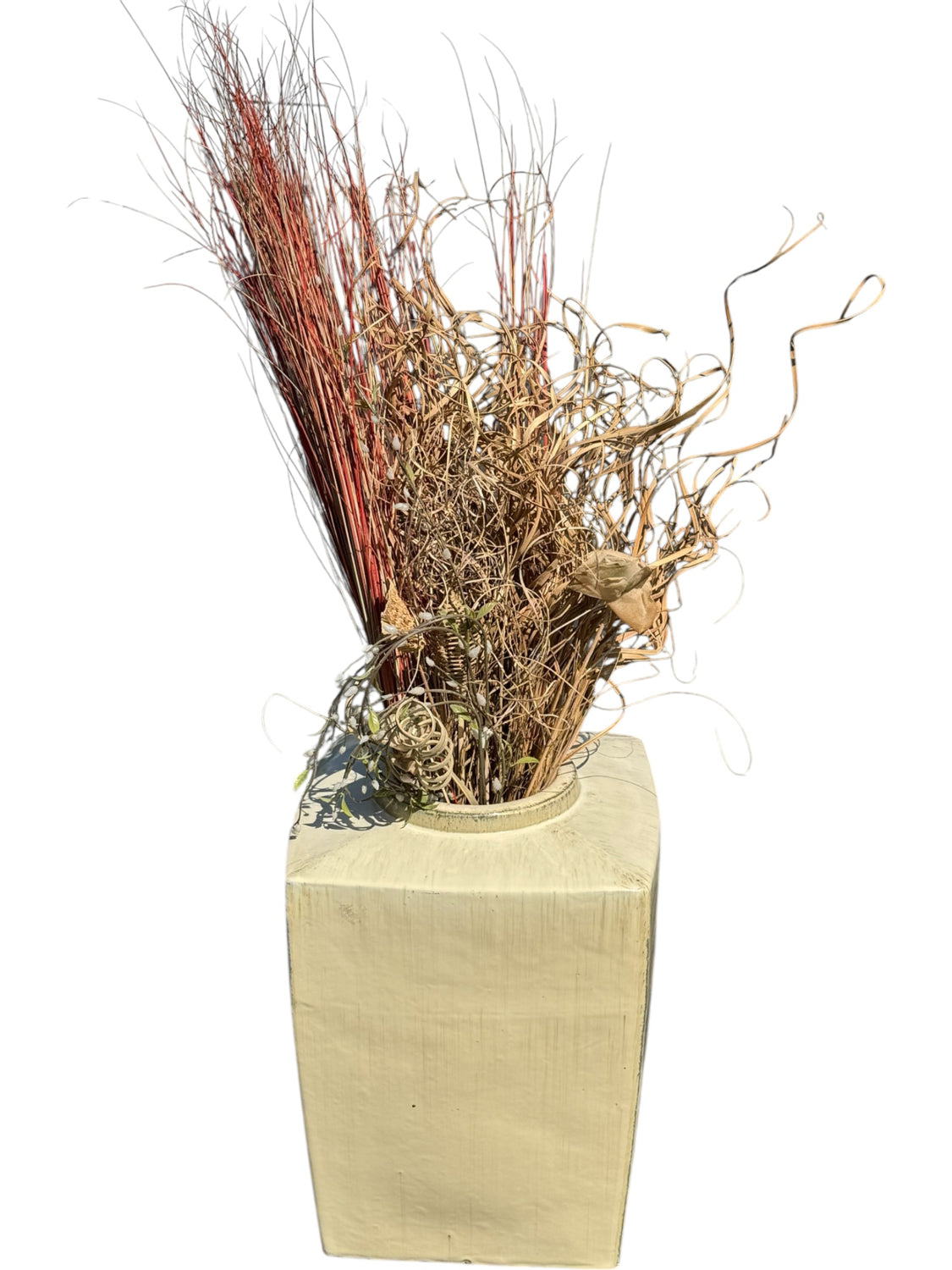 Vase With Artifical Decor