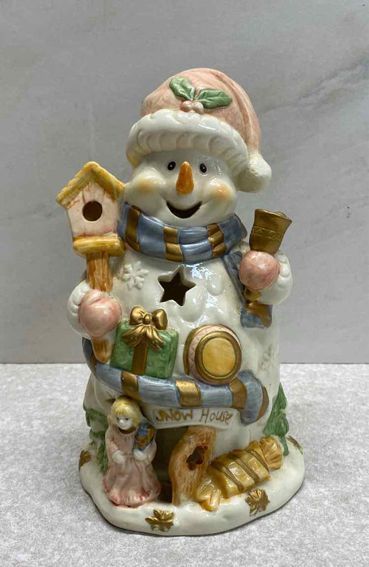 Snowman Candleholder