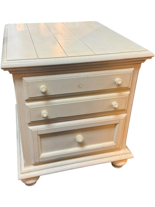 Off White End Table