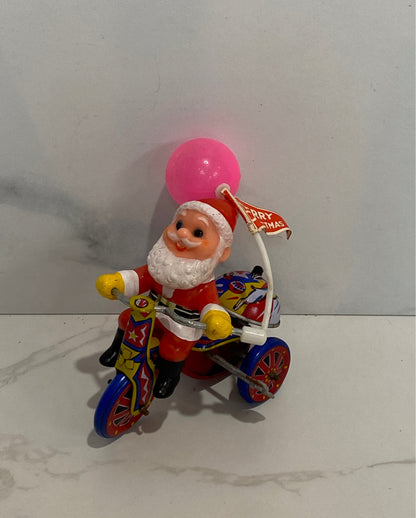 Vintage Santa Toy - Works