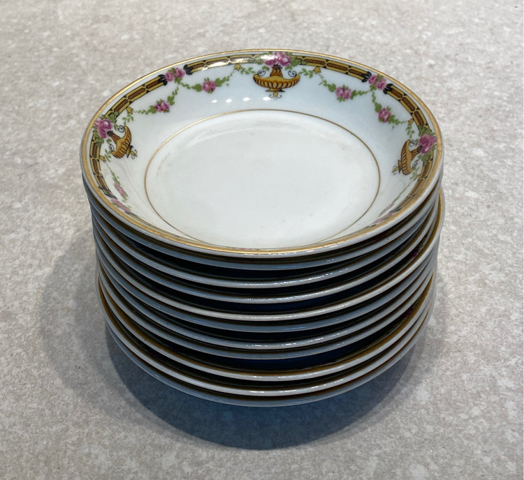 Set of 11 France Bowls