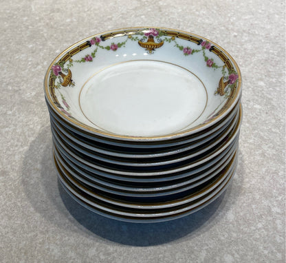 Set of 11 France Bowls