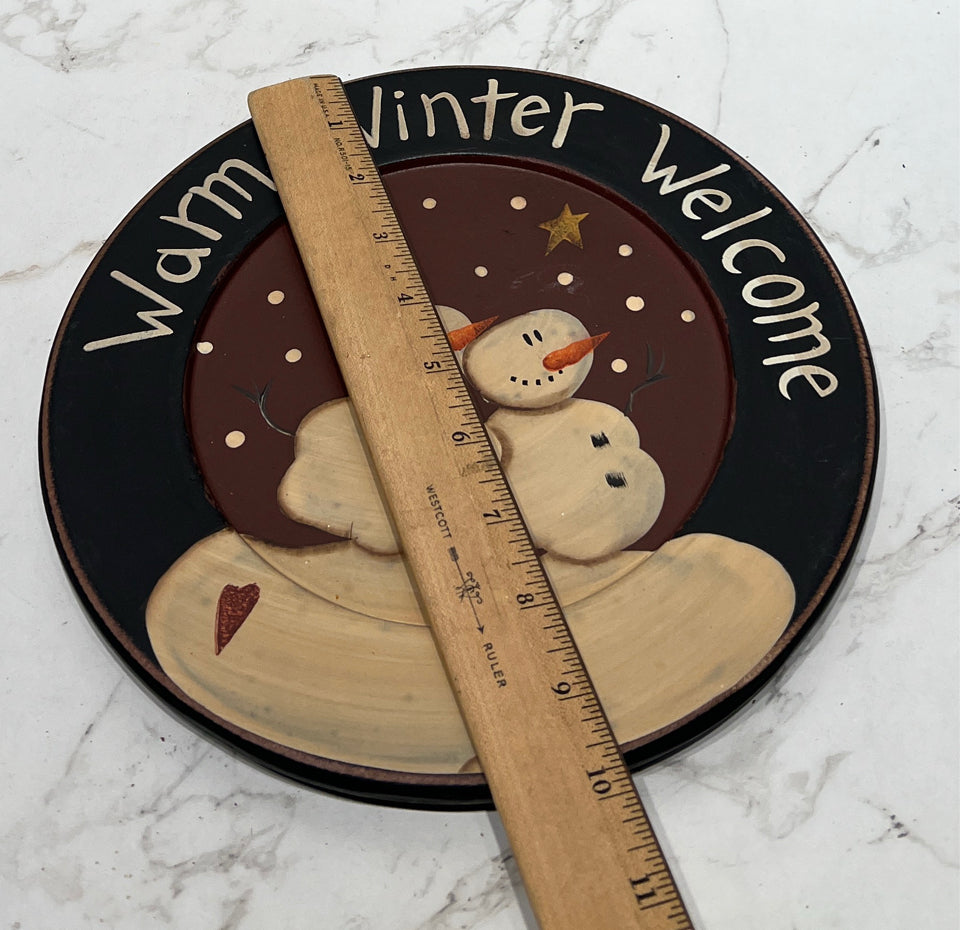 Snowman Plate