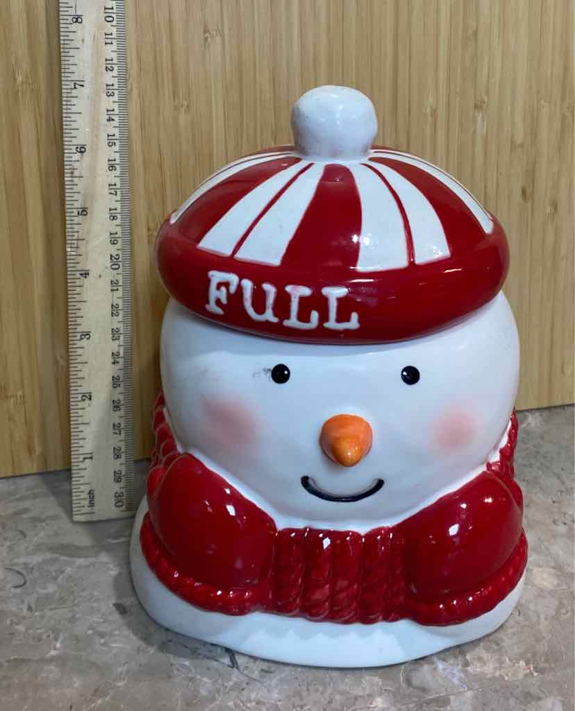 Snowman Cookie Jar