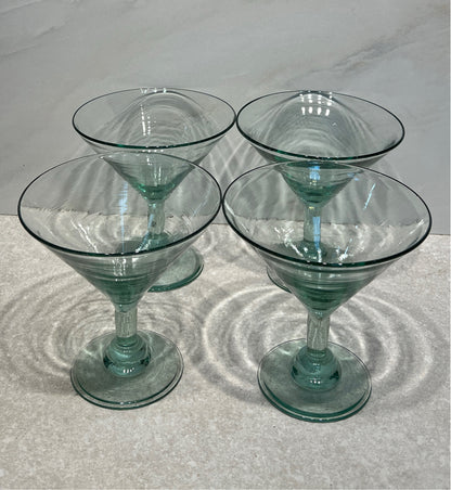 Set of 4  Martini Glasses
