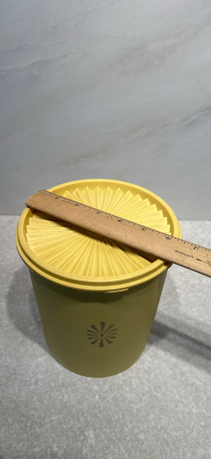 Covered Tupperware Canister