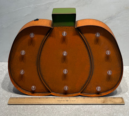 Lighted Pumpkin