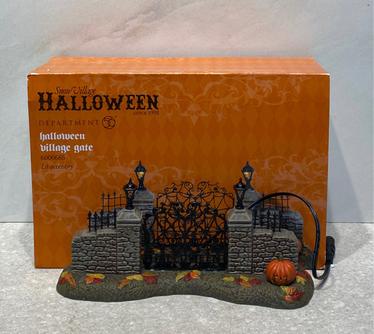 Dept. 56Halloween Village Gate