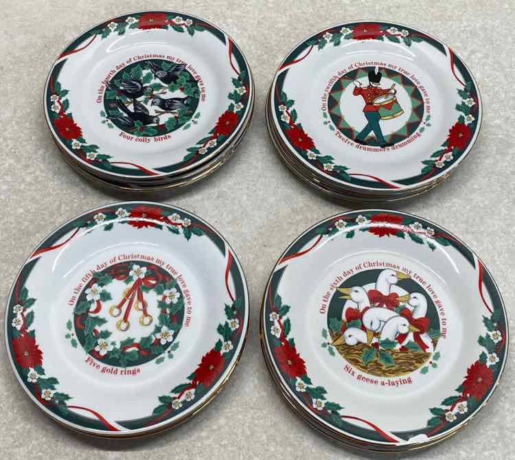 Set of 14 Plates