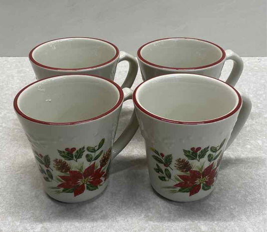 Set of 4 Longaberger Mugs