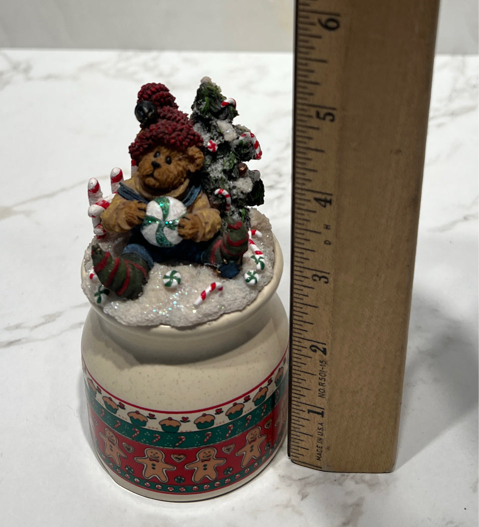 Christmas Covered Jar