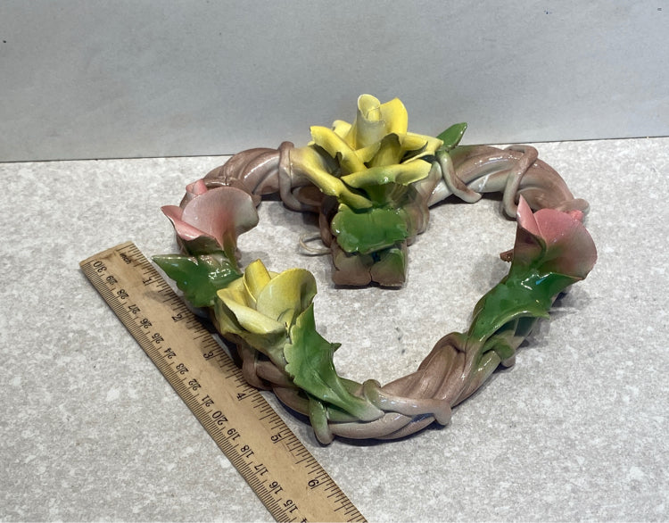 Capodimonte Heart Decor