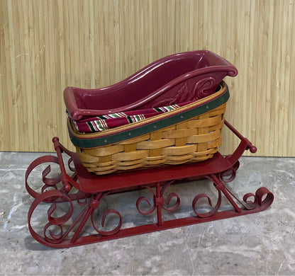 Longaberger Sleigh with Basket