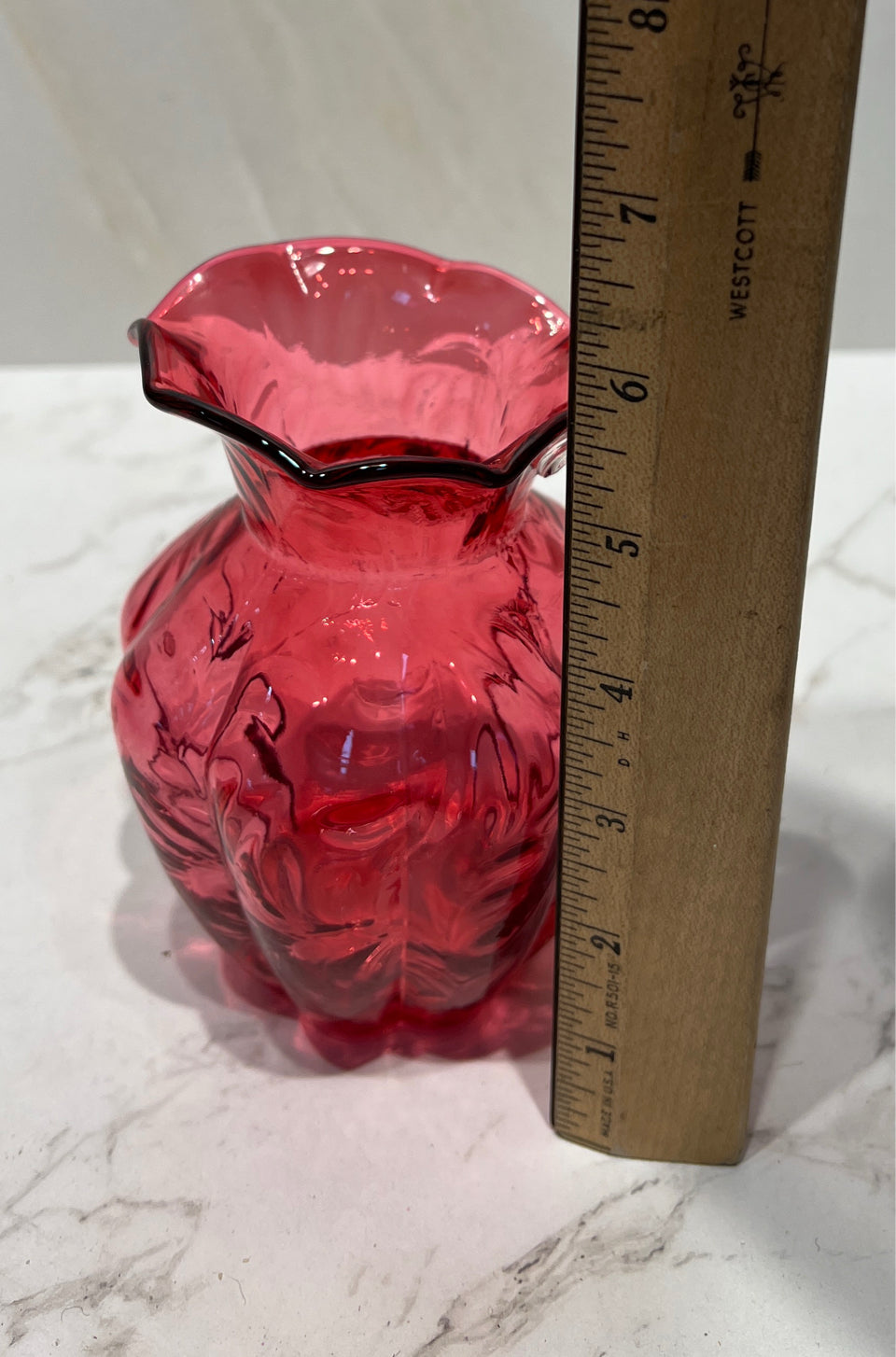 Fenton Cranberry Pitcher